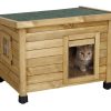 kerbl rustica maison pour chat, 57 x 45 x 43 cm kerbl rustica maison pour chat, 57 x 45 x 43 cm