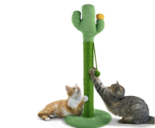 mora pets griffoir cactus arbre à chat 83 x 39cm