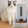 duo distributeur de croquettes & fontaine à eau pour chat xiapia
