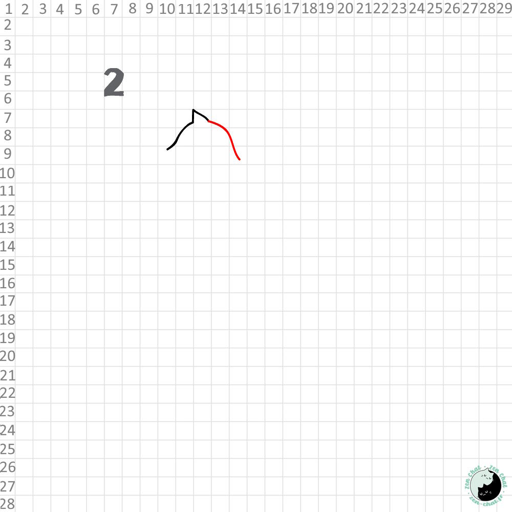 dessiner chat de cote 2